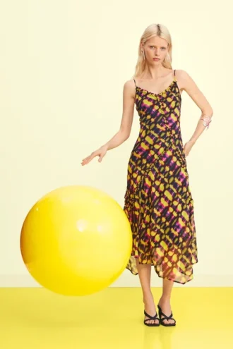 Midi Dress with Straps