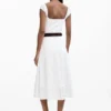 Midi Embroidered Dress