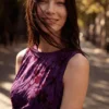 Midi Flocked Dress