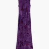 Midi Flocked Dress