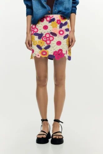 Mini Crochet Skirt