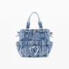 Mini Denim Crossbody Bag