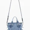 Mini Denim Crossbody Bag