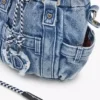 Mini Denim Crossbody Bag