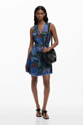 Mini Denim Dress