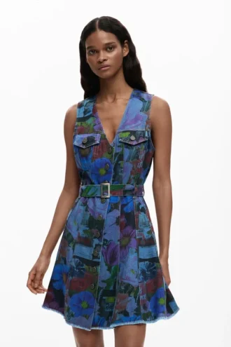 Mini Denim Dress
