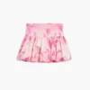 Mini Peplum Floral Skirt