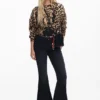 Minnie™ Animal Print Sweater