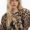 Minnie™ Animal Print Sweater