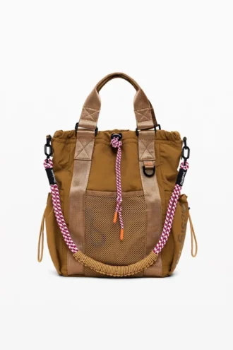 Multi-Position Backpack with Drawstrings