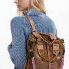 Multi-Position Backpack with Drawstrings