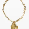 Multi-Position Pendant Shell Gold-Plated Zalio