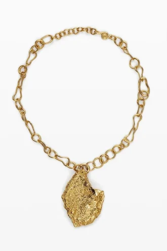 Multi-Position Pendant Shell Gold-Plated Zalio