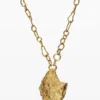 Multi-Position Pendant Shell Gold-Plated Zalio