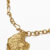 Multi-Position Pendant Shell Gold-Plated Zalio