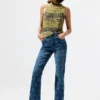 Multicolor Crochet T-Shirt Multicolor Crochet T-Shirt