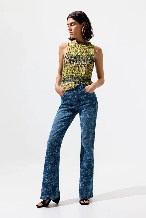 Multicolor Crochet T-Shirt Multicolor Crochet T-Shirt
