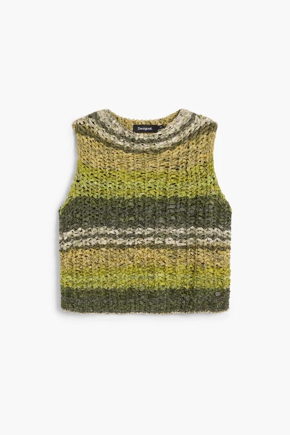 Multicolor Crochet T-Shirt Multicolor Crochet T-Shirt