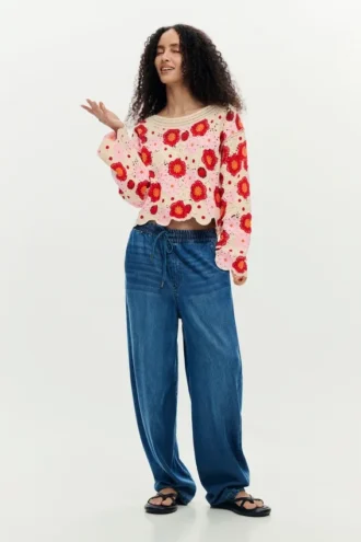 multicolor crochet top 2 330x495 - Multicolor Crochet Top