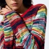 Multicolored Mottled Sweater Multicolored Mottled Sweater