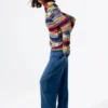 Multicolored Mottled Sweater Multicolored Mottled Sweater