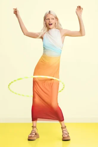 Ombre Tulle Dress