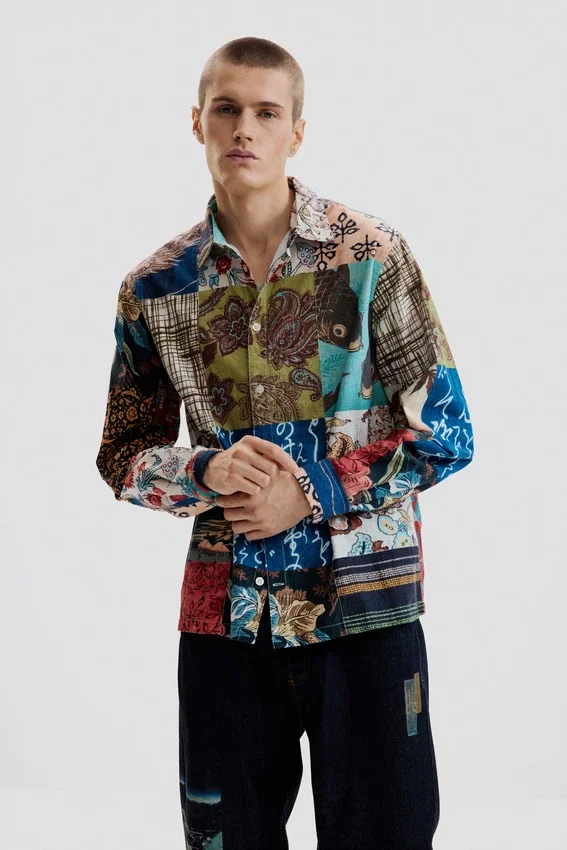 Oriental Printed Jeans Oriental Printed Jeans
