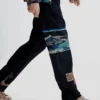 Oriental Printed Jeans Oriental Printed Jeans