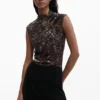 Oriental Sleeveless T-Shirt