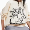 Oversized Floral Sweatshirt Oversized Floral Sweatshirt