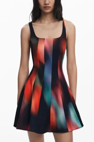 Panel Short Dress