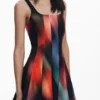 Panel Short Dress