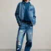 Patched Jeans