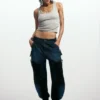 Patchwork Denim Trousers Patchwork Denim Trousers