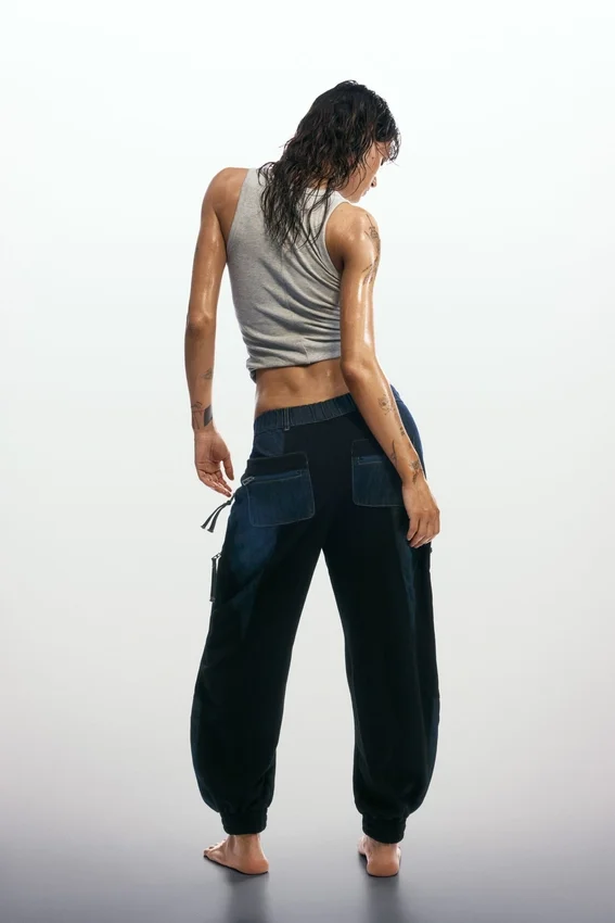 Patchwork Denim Trousers Patchwork Denim Trousers