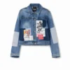 Patchwork Mickey Mouse Denim Jacket