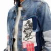 Patchwork Mickey Mouse Denim Jacket