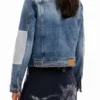 Patchwork Mickey Mouse Denim Jacket