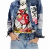 Patchwork Mickey Mouse Denim Jacket
