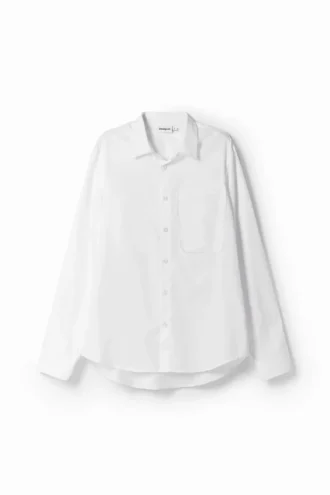 Patchwork Poplin Shirt