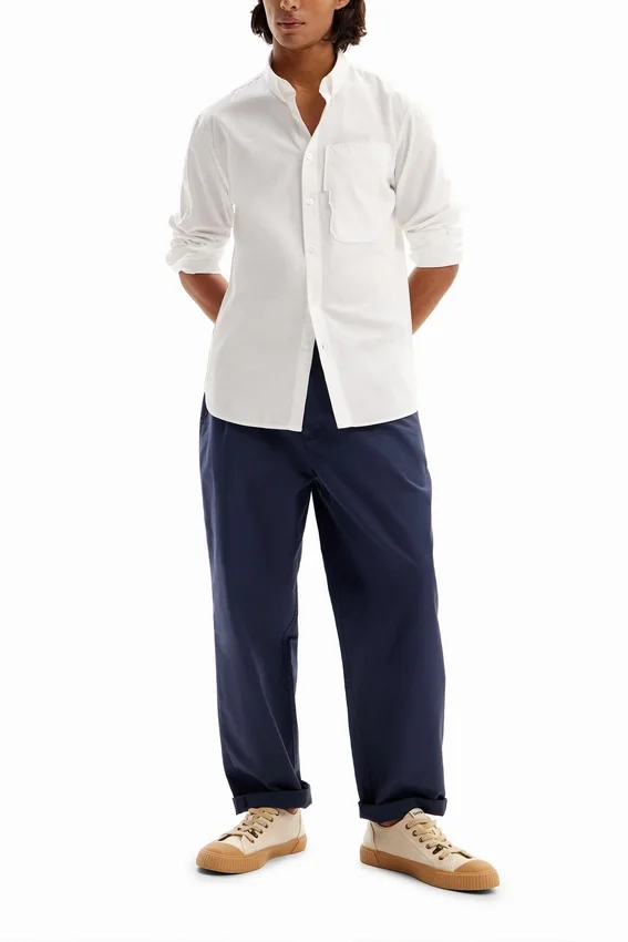 Patchwork Poplin Shirt Patchwork Poplin Shirt