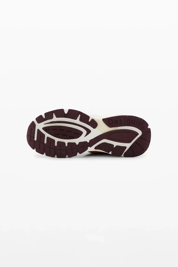 Patchwork Split Leather Running Sneakers Patchwork Split Leather Running Sneakers
