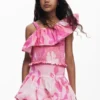 Peplum Floral Top