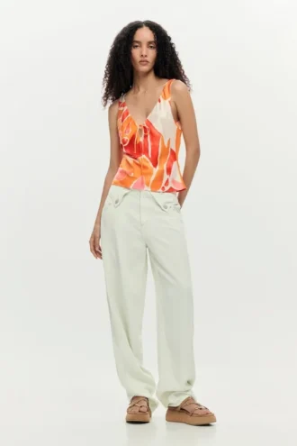 Petal Strap Blouse