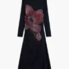 Pixelated Midi Dress