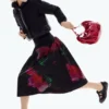 Pixelated Midi Skirt
