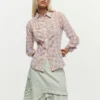 Plaid Shirt Gathered