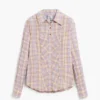 Plaid Shirt Gathered
