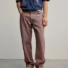 Plain Denim Trousers
