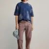 Plain Denim Trousers